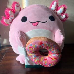 Zuru Snackles Series 2 Axolotl Abbie Krispy Kreme Donut, Large Plush
